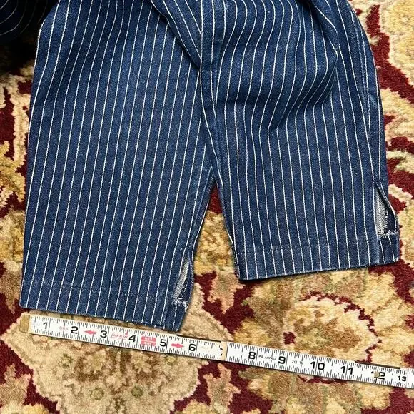 Vintage Sasson Striped Blue Jeans Ankle | Size 24” - Picture 6 of 8